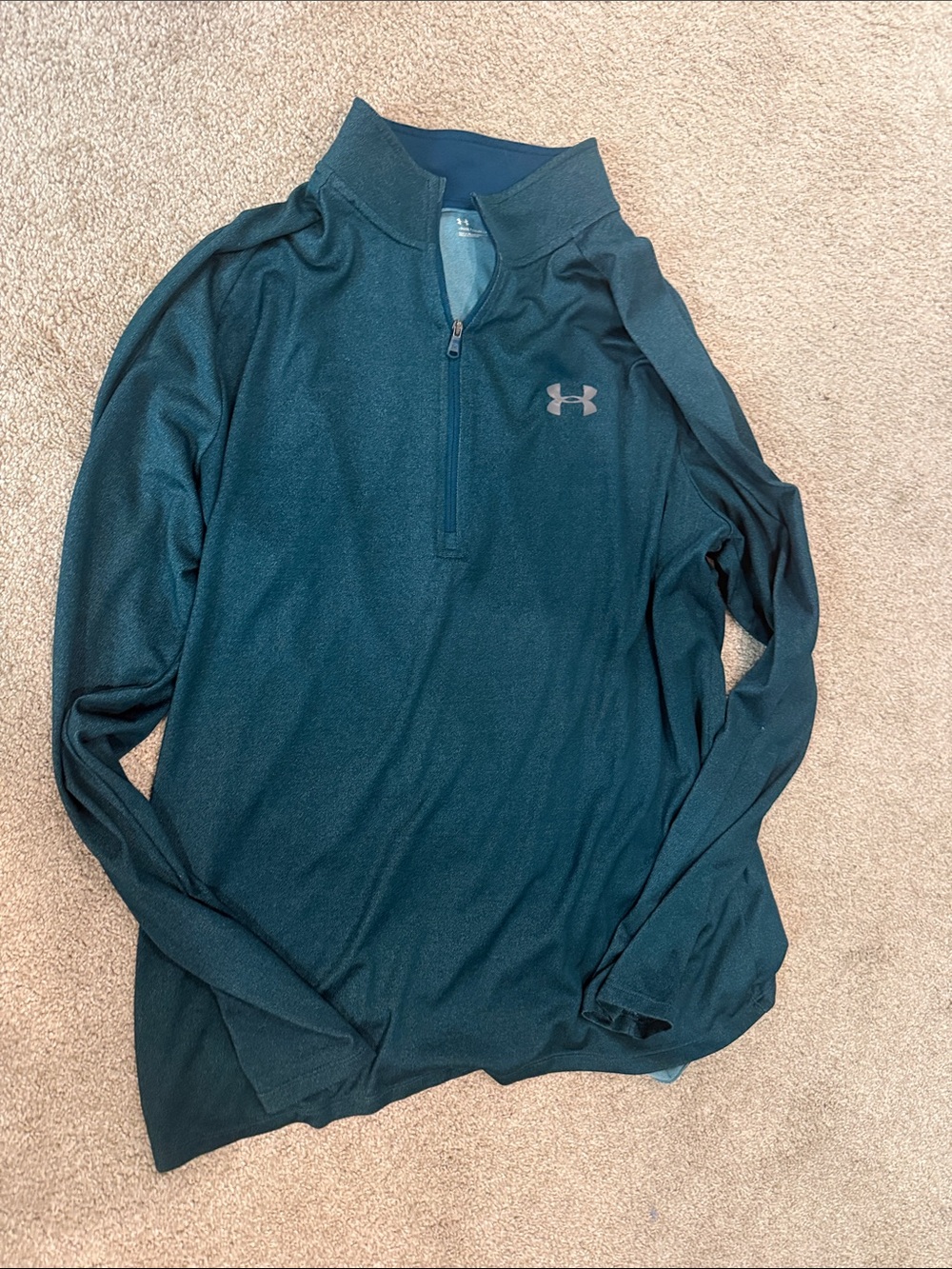 Under Armour Dark Teal Half-Zip Performance Pullover